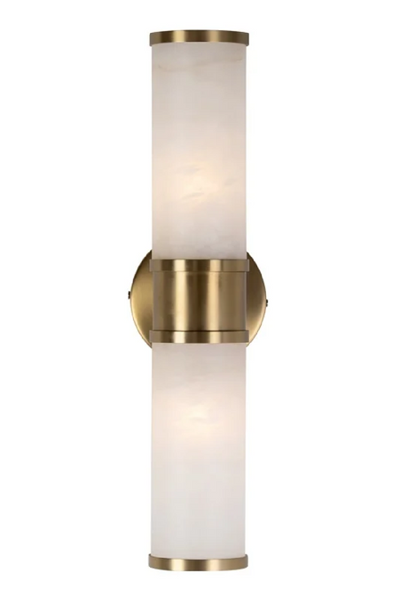 White Tubular Wall Lamp | Richmond Interiors Charlize | Oroa.com