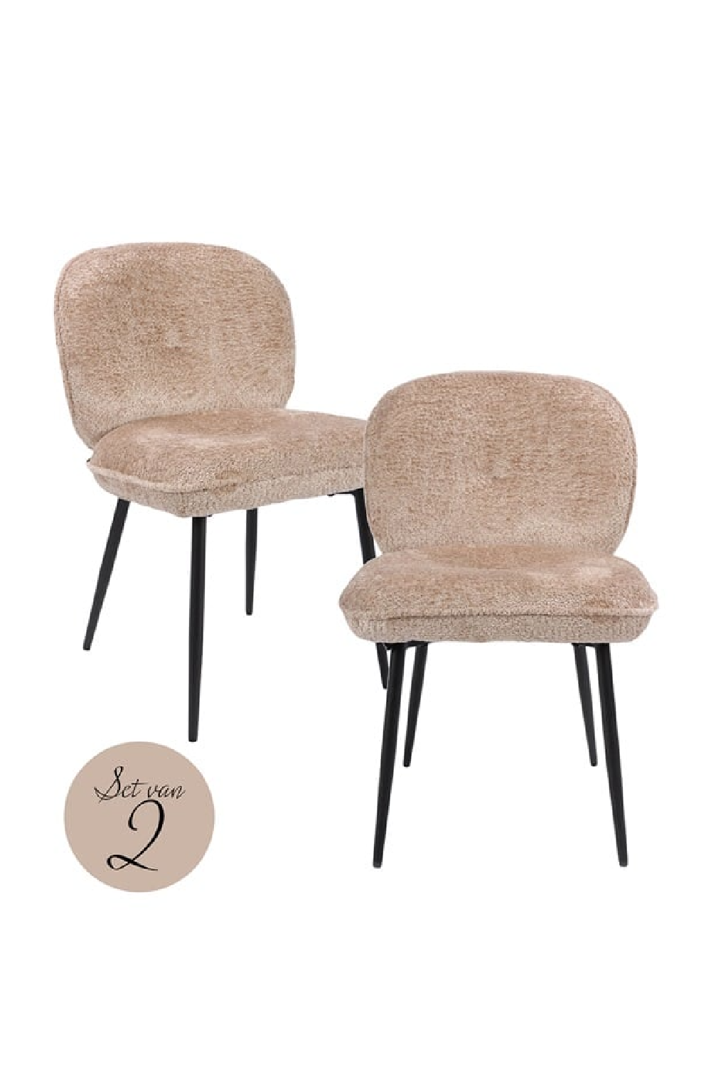 Upholstered Dining Chairs (2) | OROA Kiki