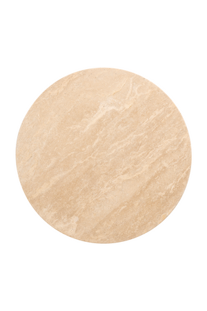 Beige Travertine End Table | Richmond Interiors Biltmore | Oroa.com