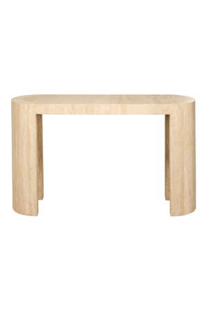 Beige Travertine Console Table | Richmond Interiors Biltmore | Oroa.com
