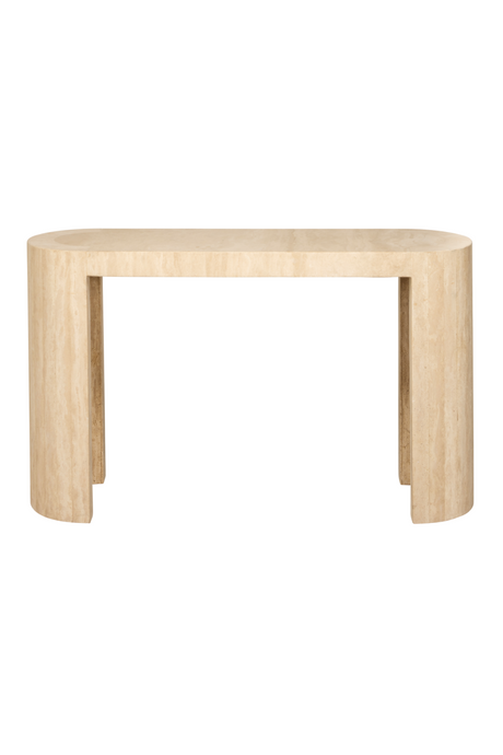Beige Travertine Console Table | Richmond Interiors Biltmore | Oroa.com