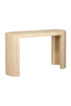 Beige Travertine Console Table | Richmond Interiors Biltmore | Oroa.com