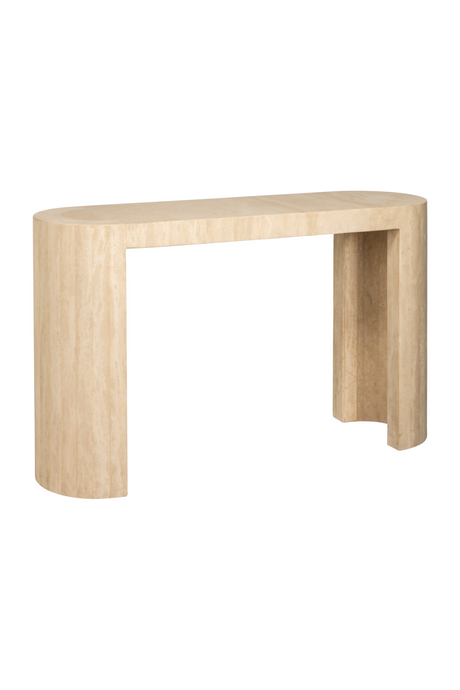 Beige Travertine Console Table | Richmond Interiors Biltmore | Oroa.com