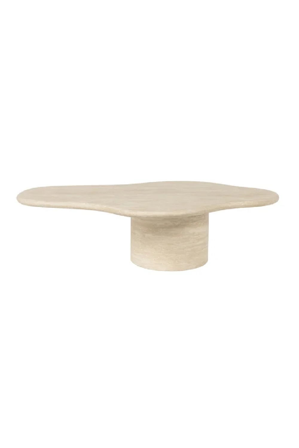 Travertine Organic Coffee Table | OROA Fictus | Oroa.com