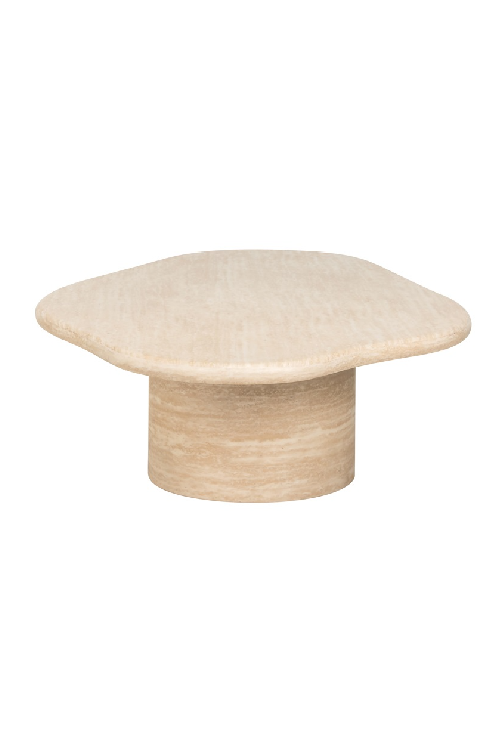 Travertine Organic Coffee Table | OROA Fictus | Oroa.com