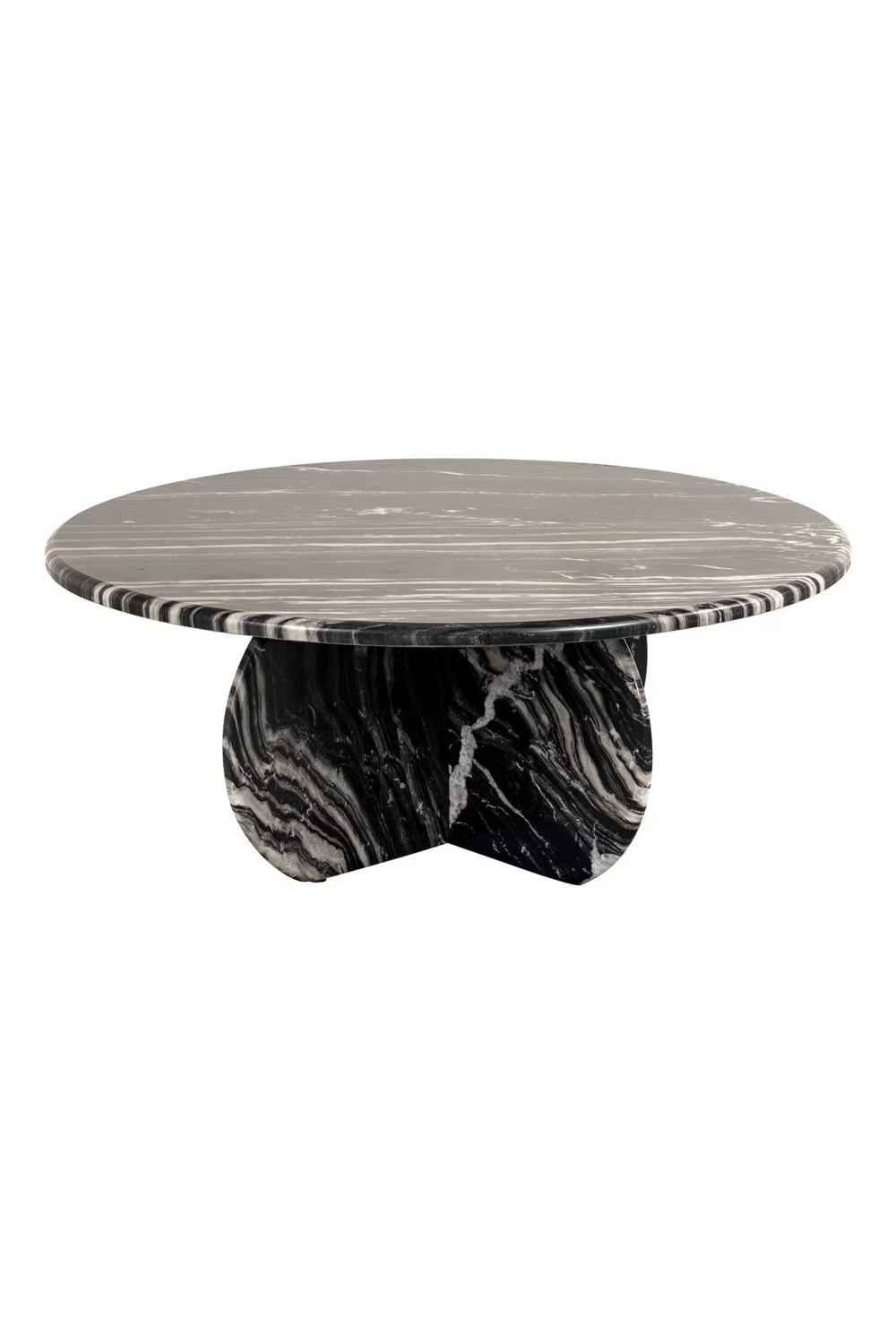 Sleek Black Marble Coffee Table | OROA Bancroft | Oroatrade.com