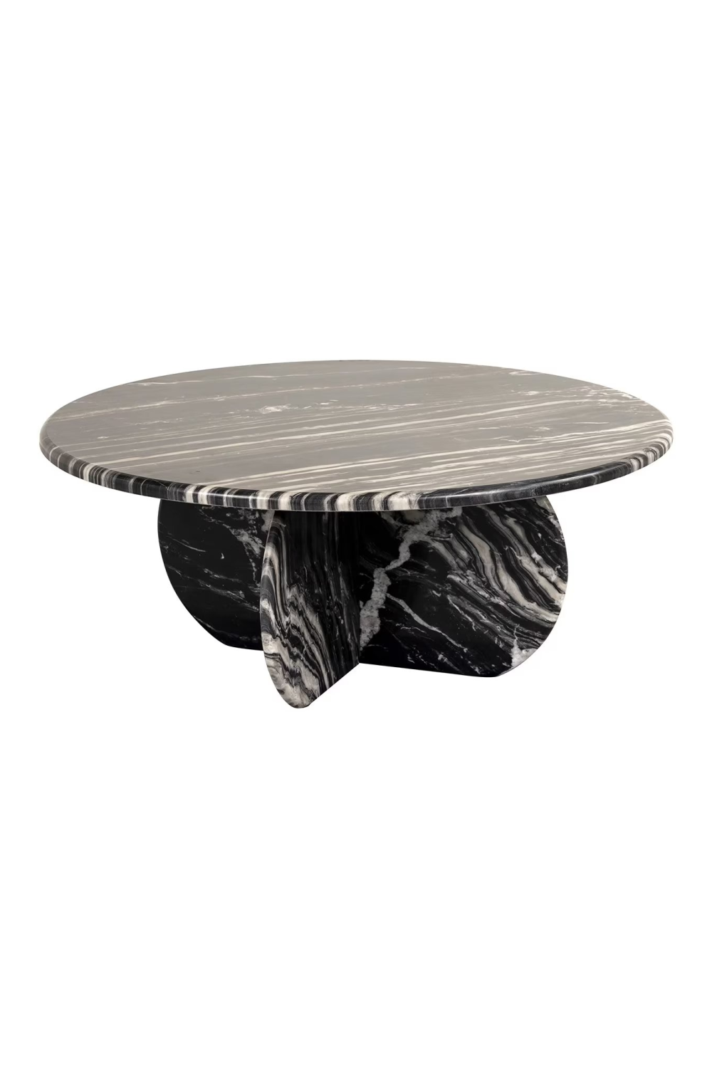 Sleek Black Marble Coffee Table | OROA Bancroft | Oroatrade.com