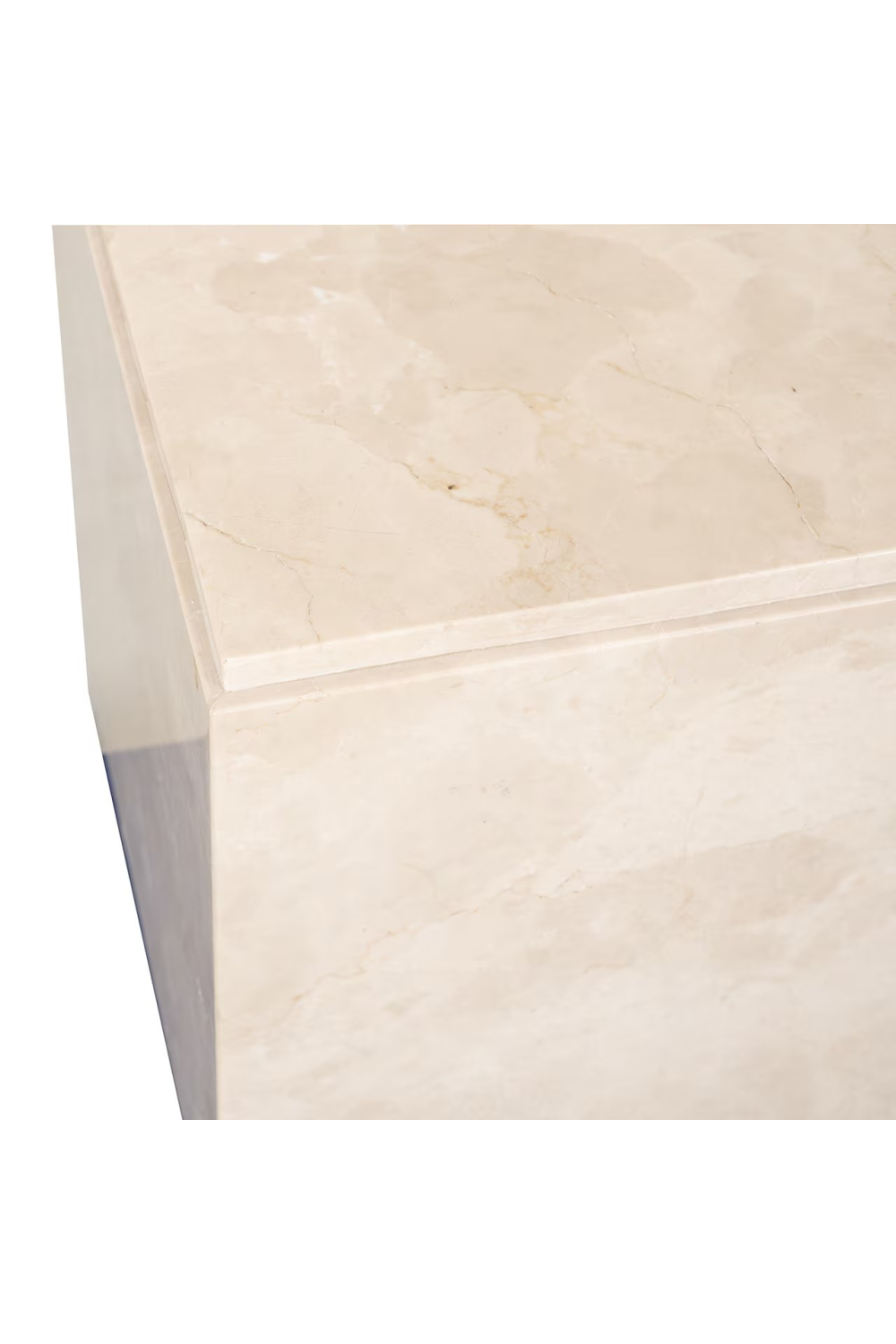 Beige Marble Square End Table | OROA Dyna | Oroa.com