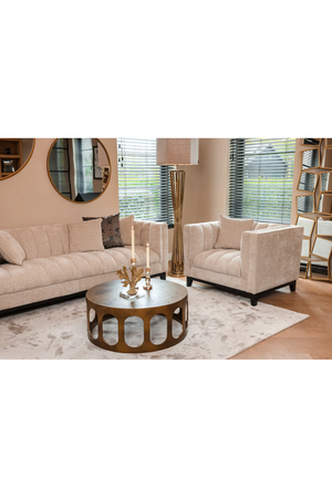 Gold Round Coffee Table | Richmond Interiors Du Pont | Oroa.com