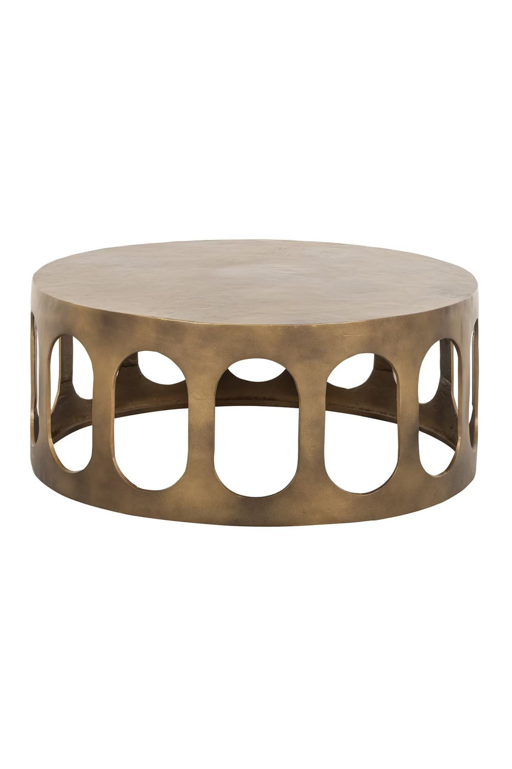 Gold Round Coffee Table | Richmond Interiors Du Pont | Oroa.com