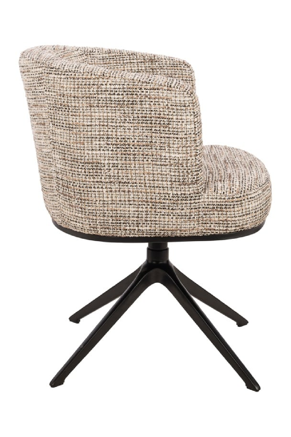 Curved Modern Swivel Chair | Richmond Interiors Cheyenne | Oroa.com