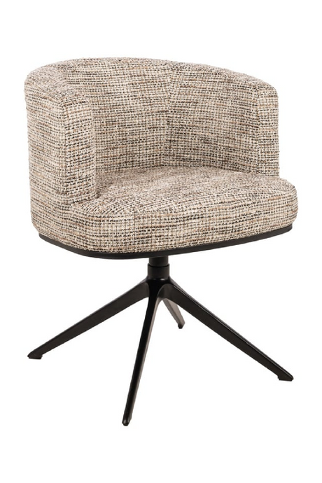 Curved Modern Swivel Chair | Richmond Interiors Cheyenne | Oroa.com
