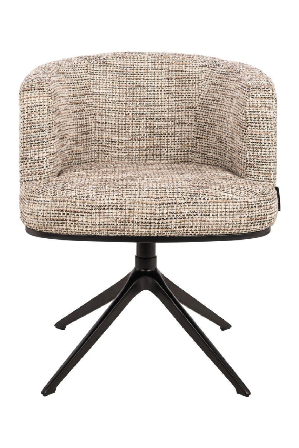 Curved Modern Swivel Chair | Richmond Interiors Cheyenne | Oroa.com