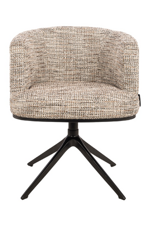 Curved Modern Swivel Chair | Richmond Interiors Cheyenne | Oroa.com