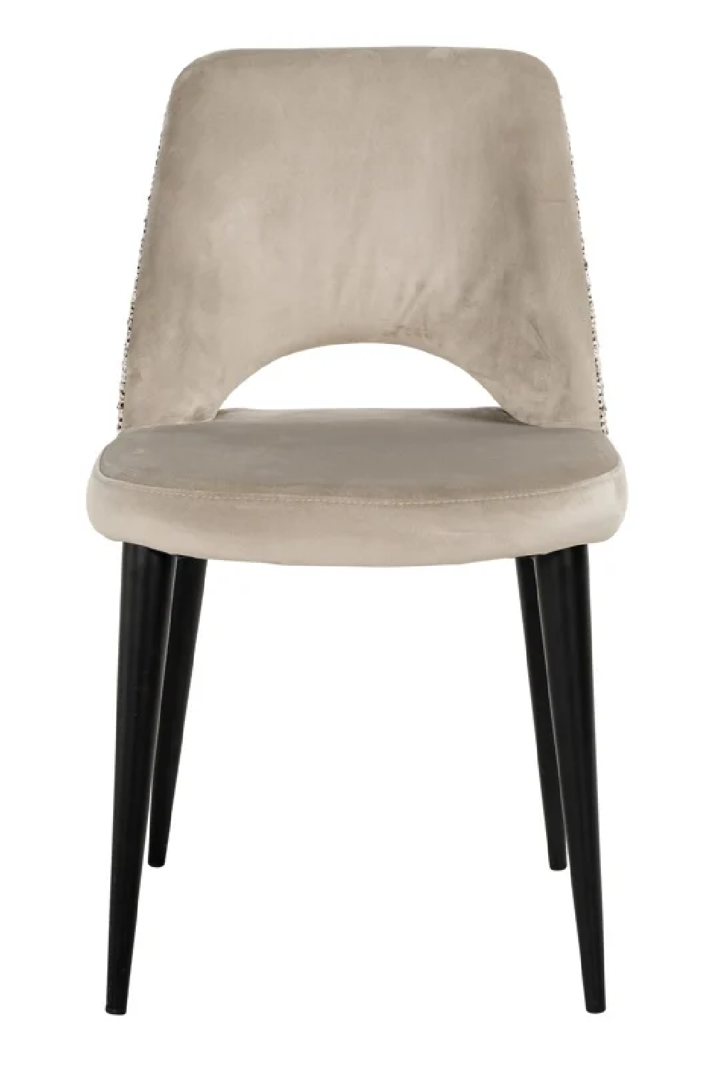 Khaki Cut-Out Dining Chair | OROA Tabitha | Oroa.com