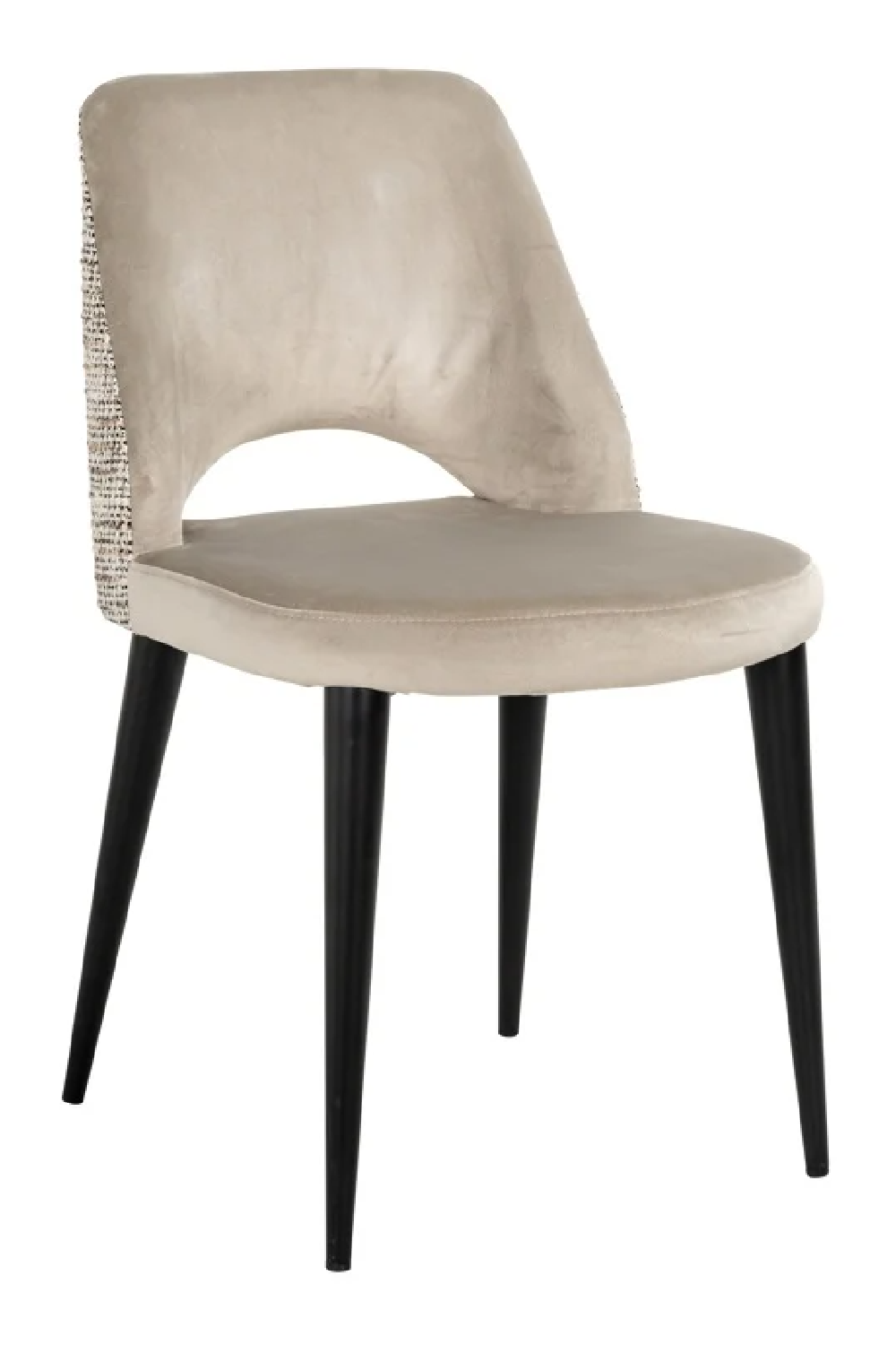 Khaki Cut-Out Dining Chair | OROA Tabitha | Oroa.com