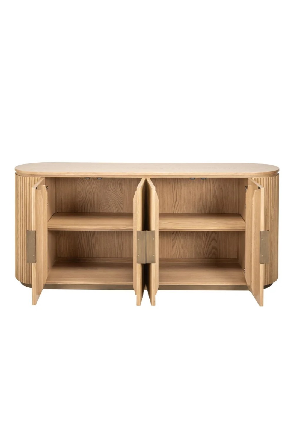 Natural Oak 4-Door Sideboard | OROA Belfort | Oroa.com