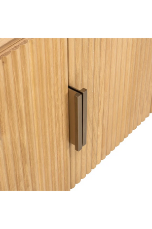 Natural Oak 4-Door TV Unit | Richmond Interiors Belfort | Oroa.com