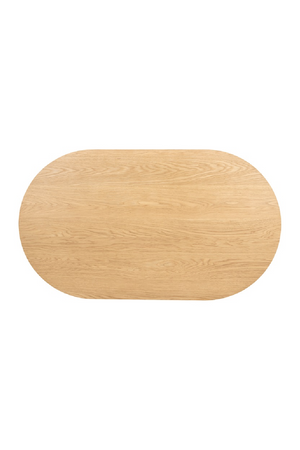 Natural Oak Oval Coffee Table | Richmond Interiors Belfort | Oroa.com