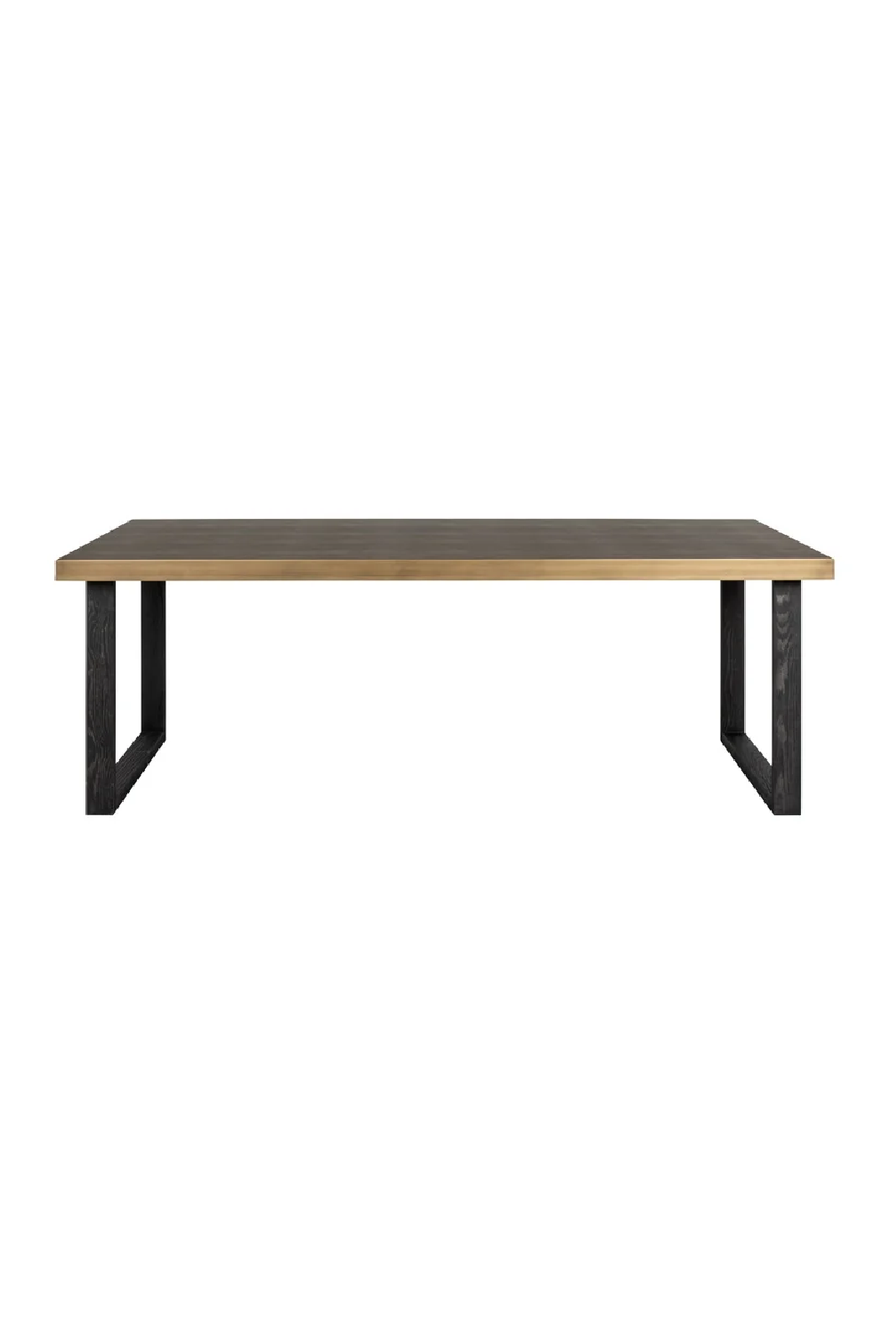 Black Leather Dining Table | OROA Bloomville | Oroa.com