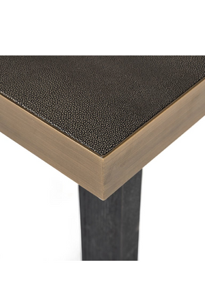 Black Leather Dining Table | OROA Bloomville | Oroa.com