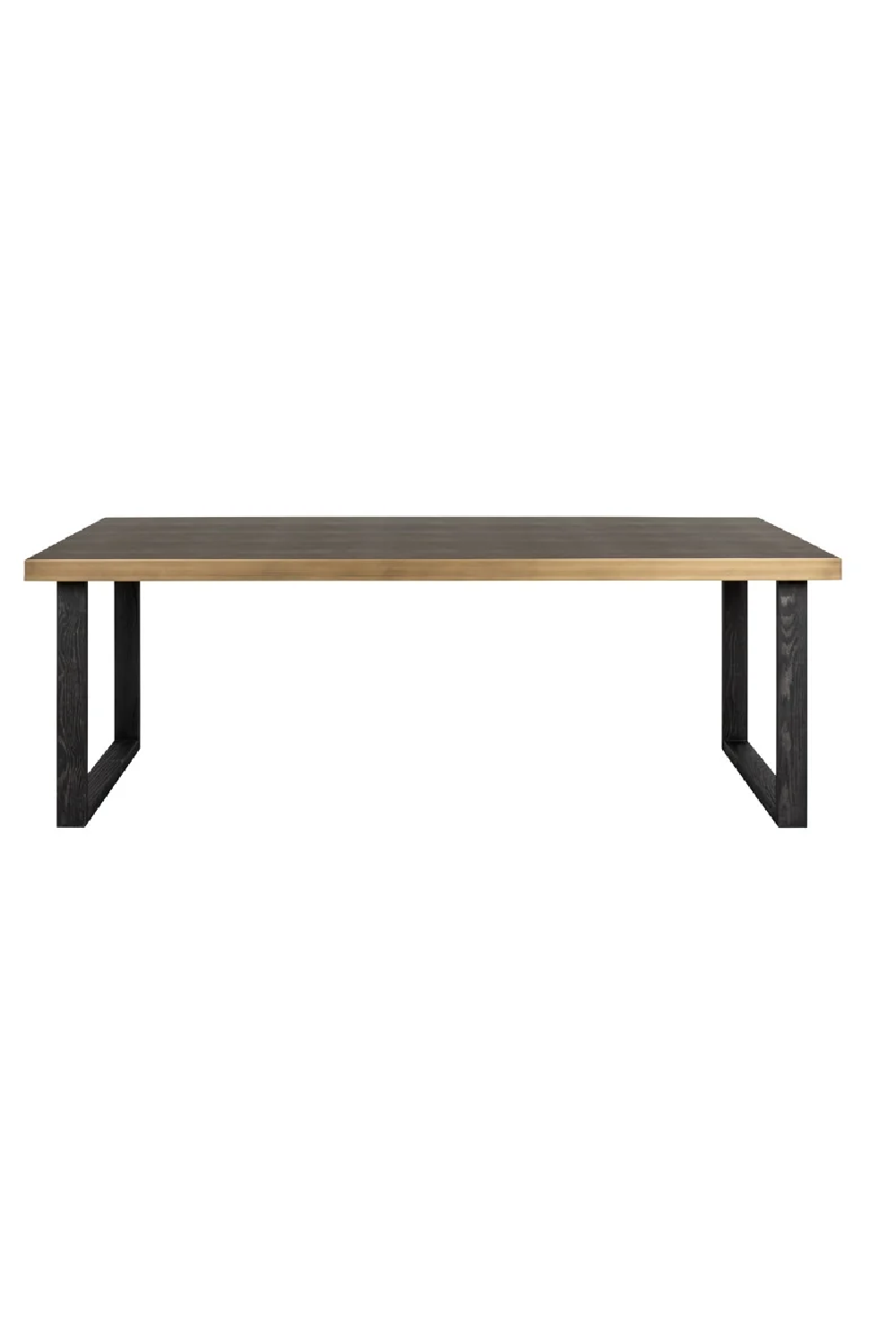 Black Leather Dining Table | Richmond Interiors Bloomville | Oroa.com