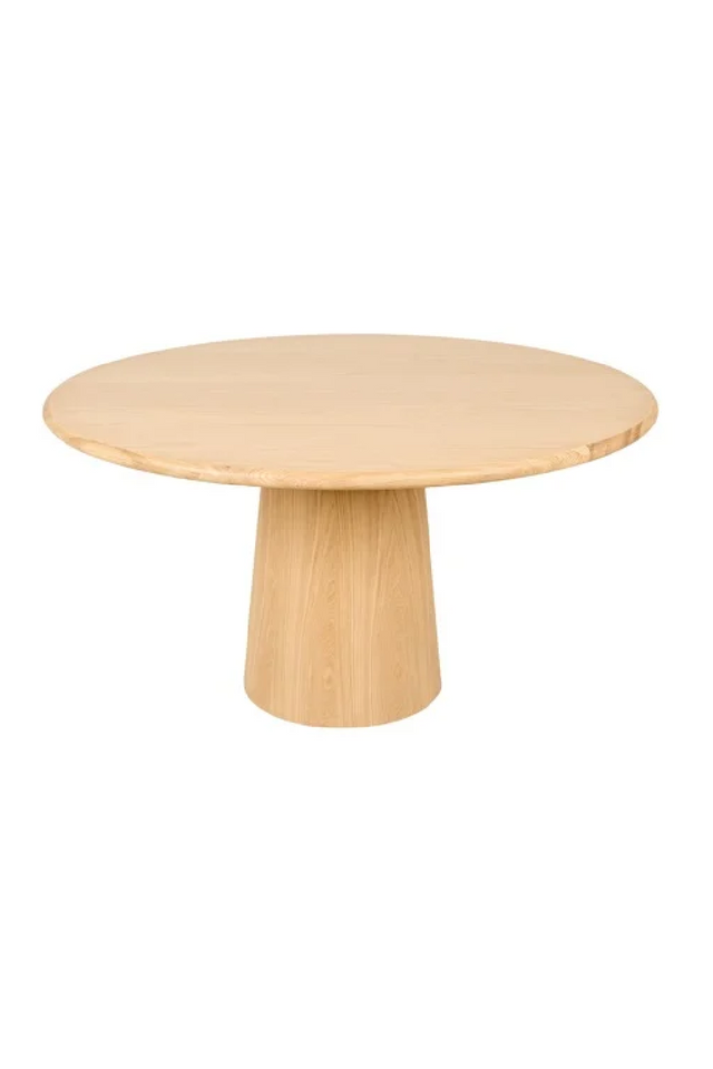Oak Round Pedestal Dining Table | Richmond Interiors Oakley | Oroa.com