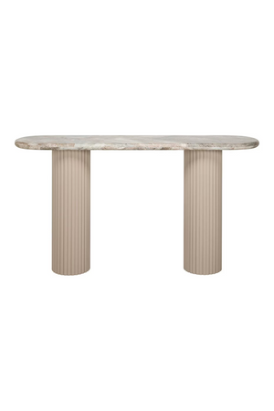 Beige Marble Console Table | Richmond Interiors Coronel | Oroa.com