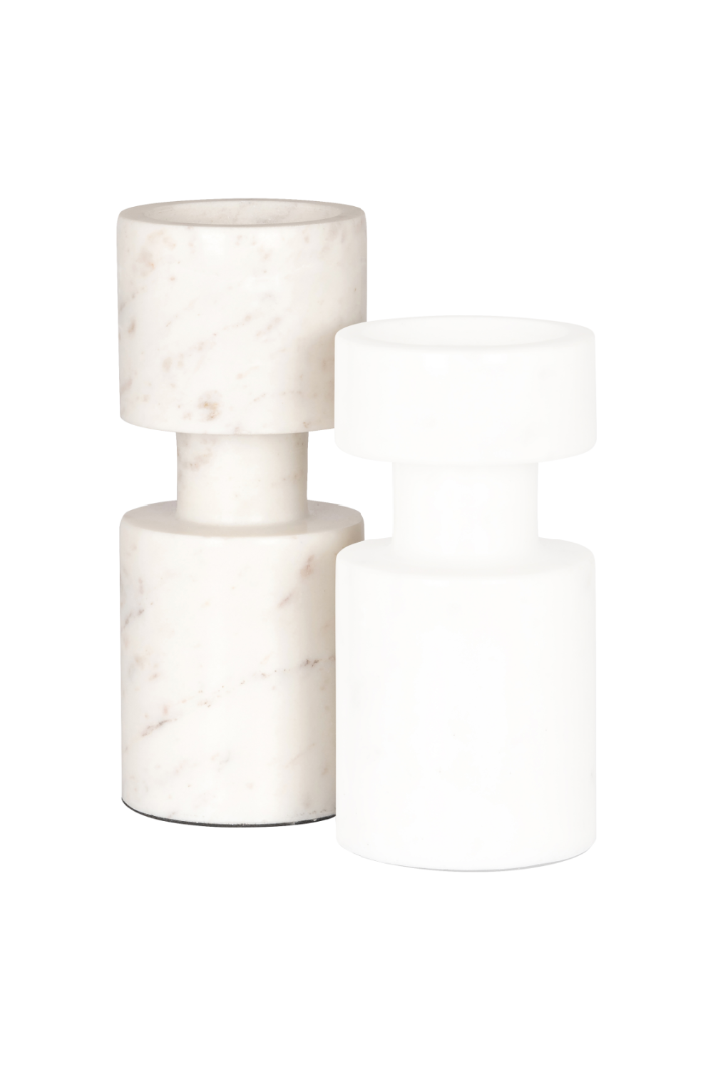 White Marble Candle Holder | OROA Melle | Oroa.com