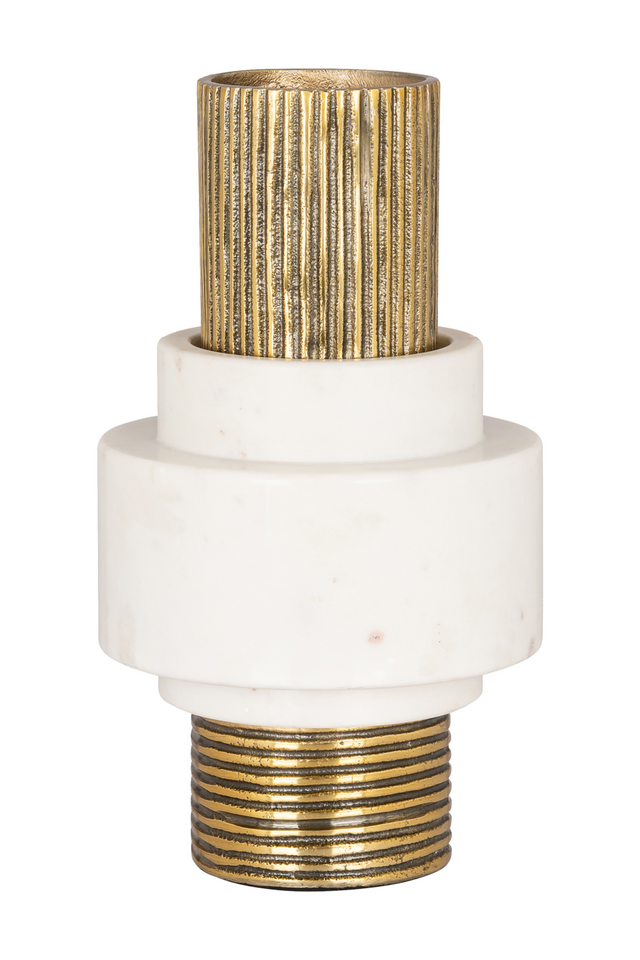 Gold Cylindrical Vase | Richmond Interiors Kai | Oroa.com