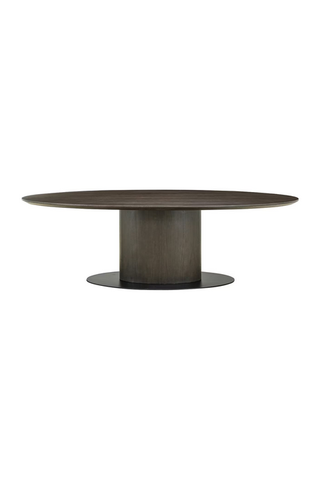 Dark Brown Wooden Oval Dining Table | Richmond Interiors Gordon | Oroa.com