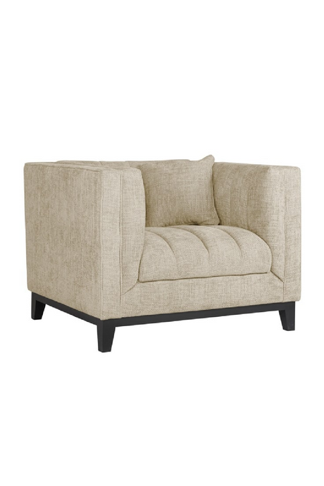 Cream Barrel Easy Chair | Richmond Interiors Beauchamp | Oroa.com