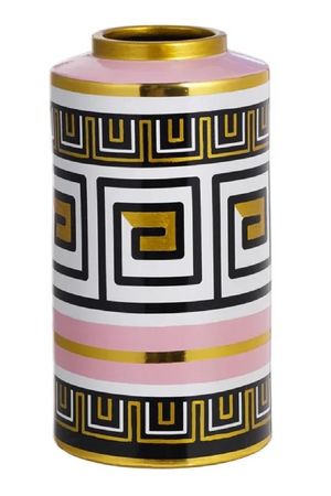 Printed Cylindrical Vase | Richmond Interiors Leora | Oroa.com
