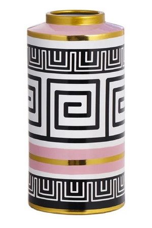 Printed Cylindrical Vase | Richmond Interiors Leora | Oroa.com