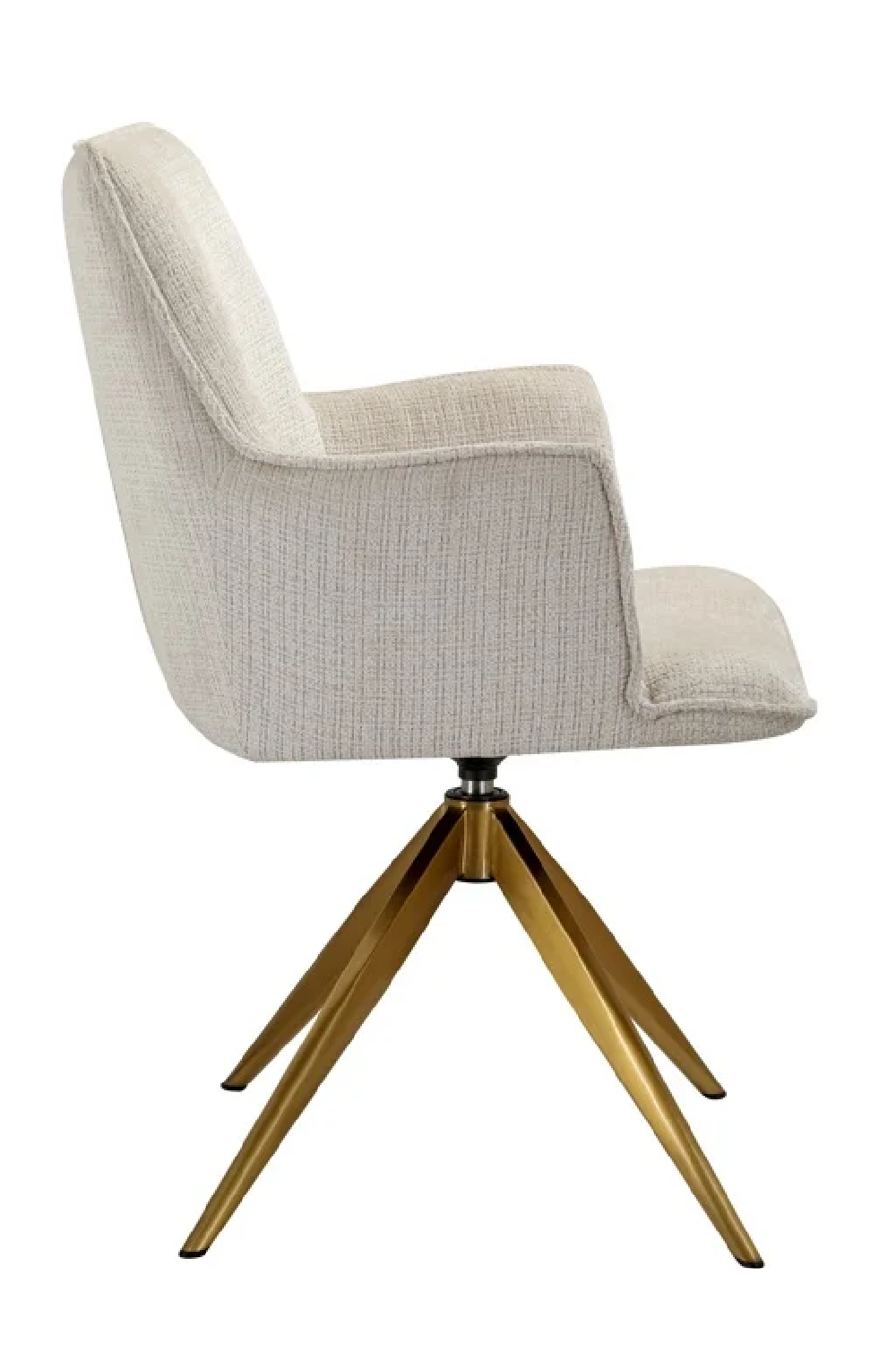 Beige Chenille Swivel Chair | Richmond Interiors Dakota | Oroa.com