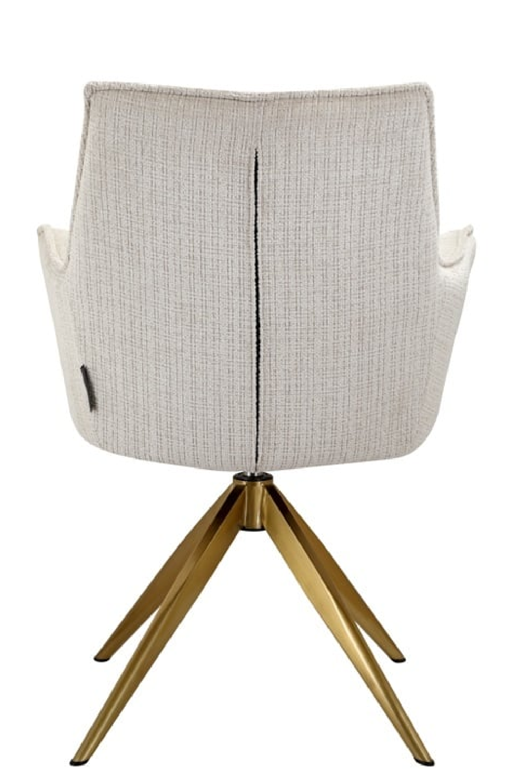 Beige Chenille Swivel Armchair | OROA Dakota | Oroa.com