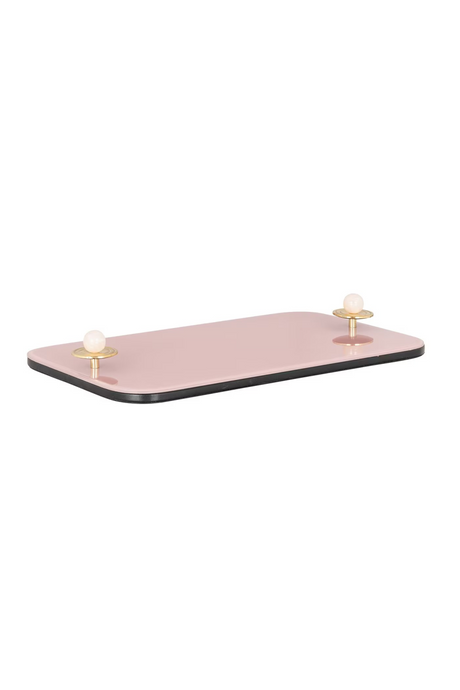Pink Glass Tray | Richmond Interiors Jalien | Oroa.com