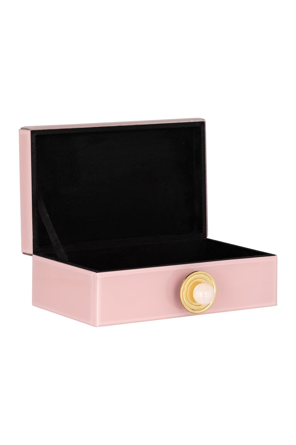 Pink Glass Storage Box | Richmond Interiors Jamila | Oroa.com