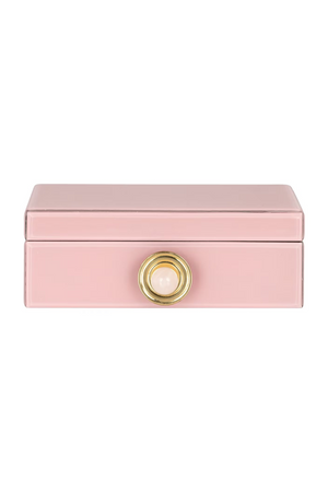 Pink Glass Storage Box | Richmond Interiors Jamila | Oroa.com
