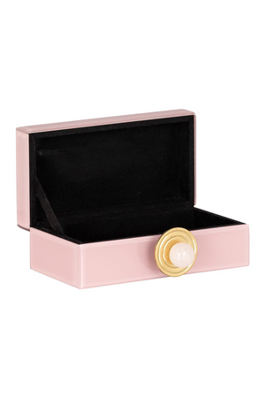 Pink Glass Storage Box | Richmond Interiors Jamila | Oroa.com