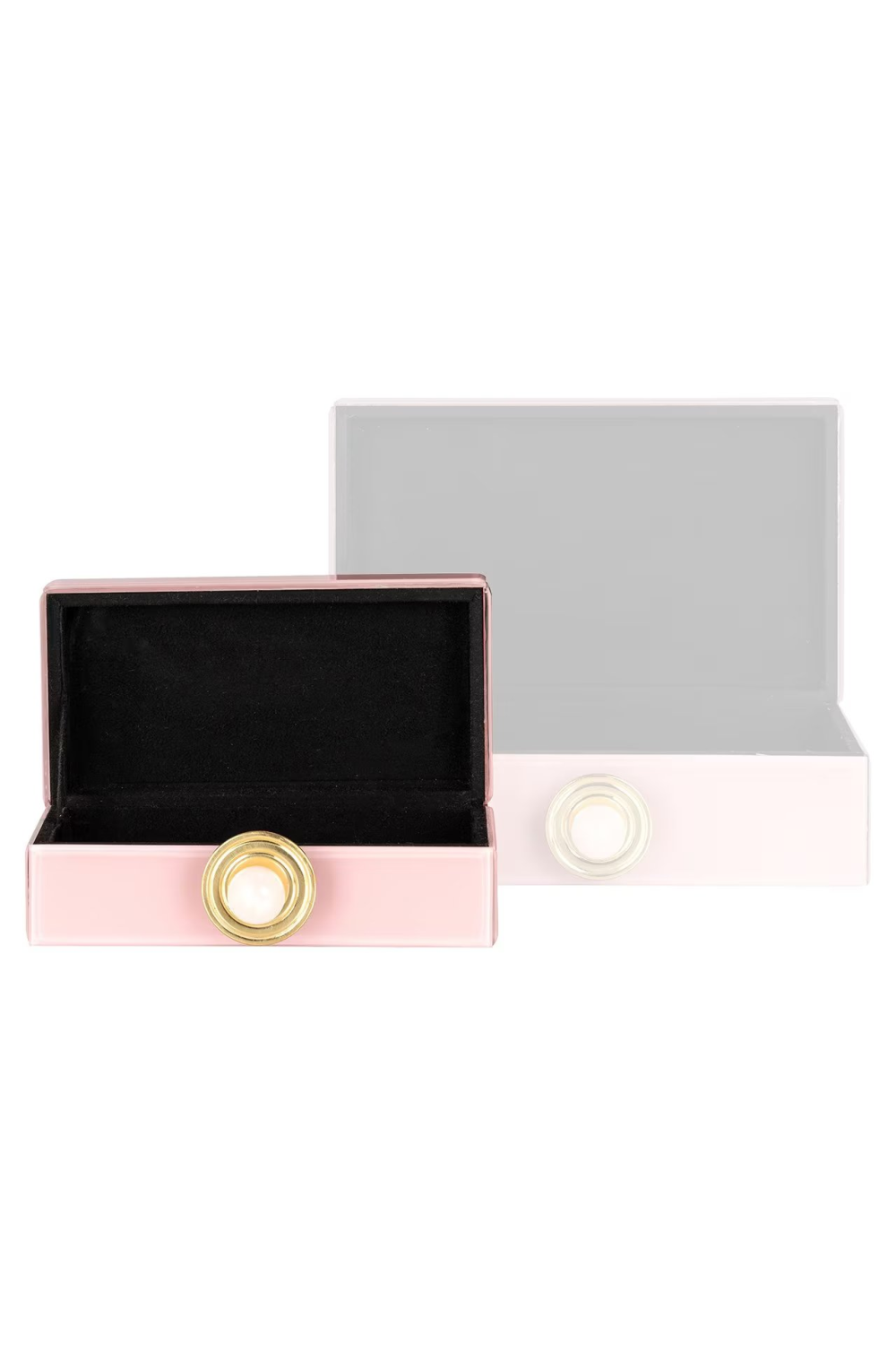 Pink Glass Storage Box | OROA Jamila | Oroa.com