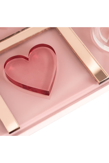 Pink Decorative Tic Tac Toe | Richmond Interiors Jolisa | OROA