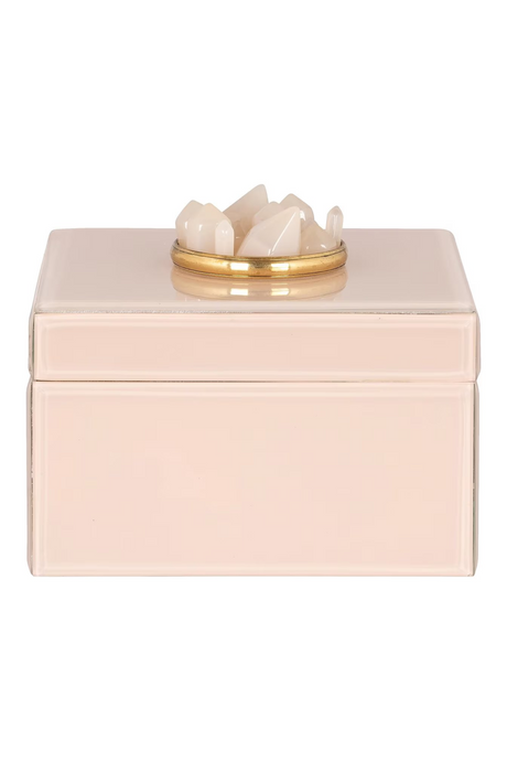 Pink Glass Storage Box | Richmond Interiors Jalisa | Oroa.com