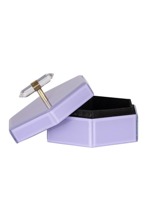 Purple Hexagon Storage Box | Richmond Interiors Jutta | Oroa.com