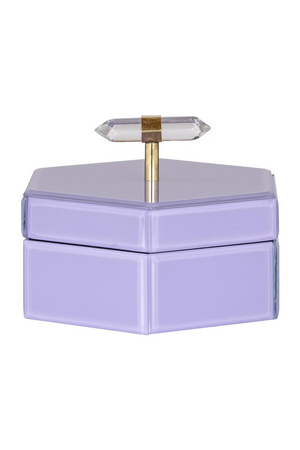 Purple Hexagon Storage Box | Richmond Interiors Jutta | Oroa.com