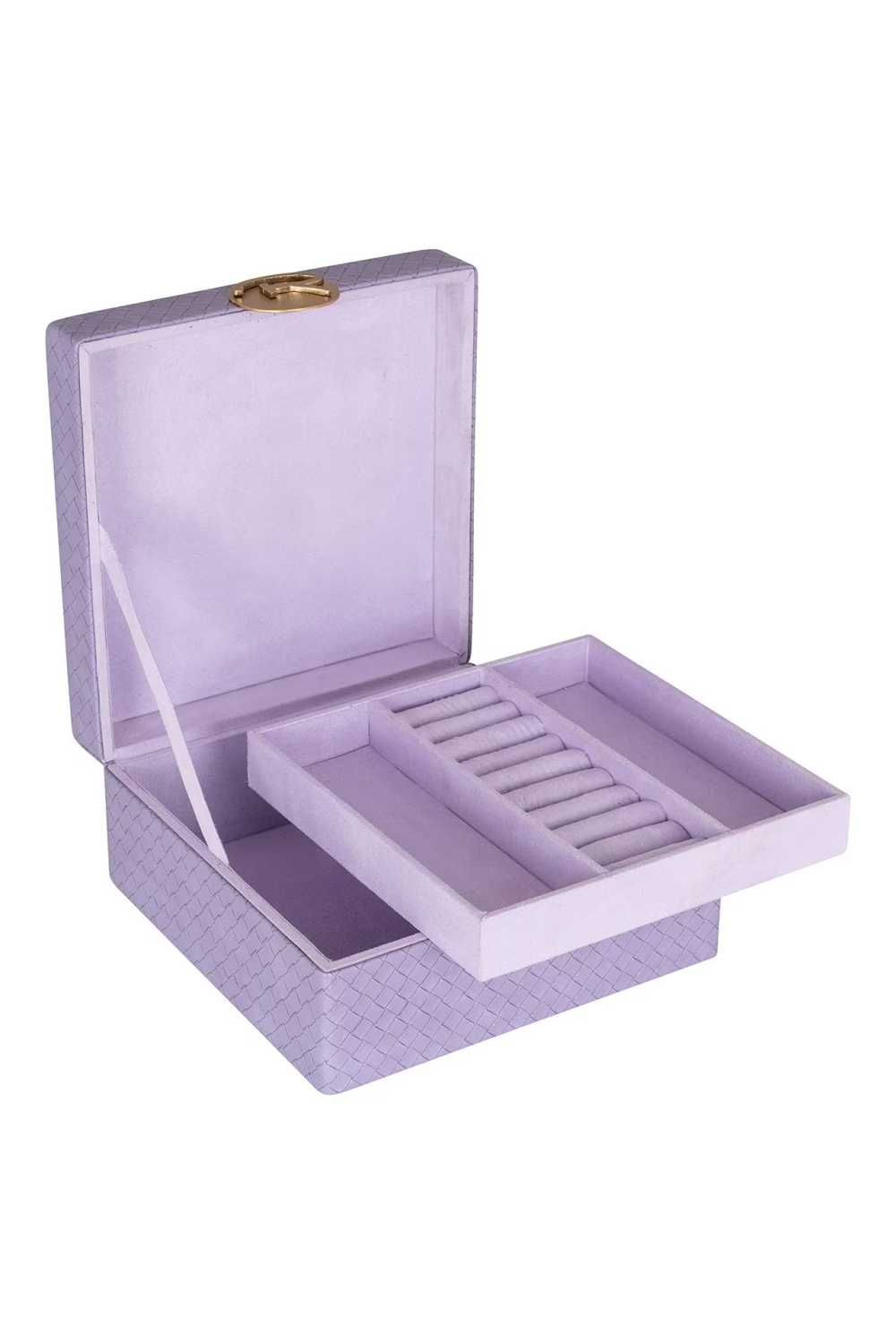 Purple Lattice Jewelry Box | OROA Joelle | Oroa.com