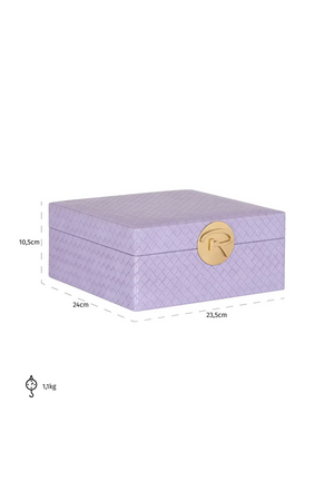 Purple Lattice Jewelry Box | Richmond Interiors Joelle | Oroa.com