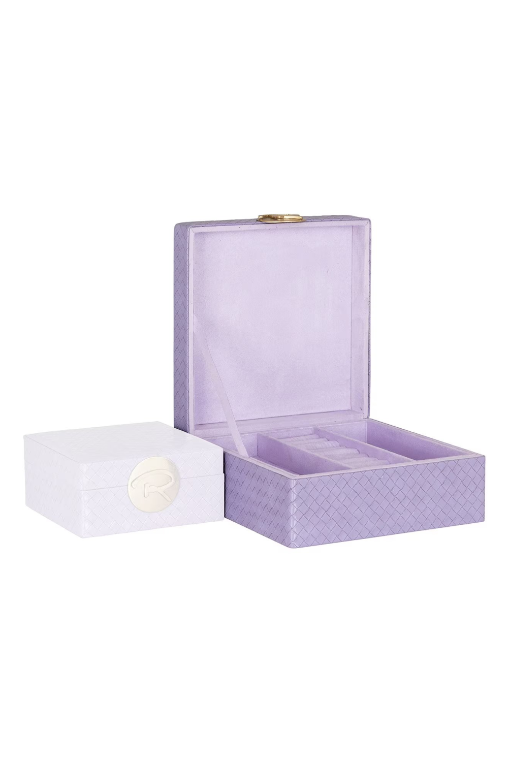 Purple Lattice Jewelry Box | OROA Joelle | Oroa.com