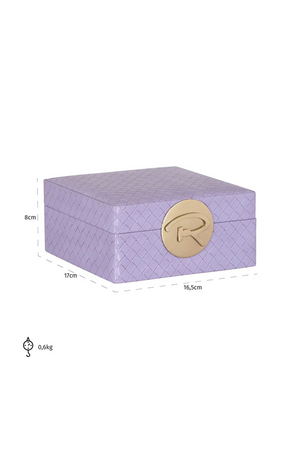 Purple Lattice Jewelry Box | Richmond Interiors Joelle | Oroa.com