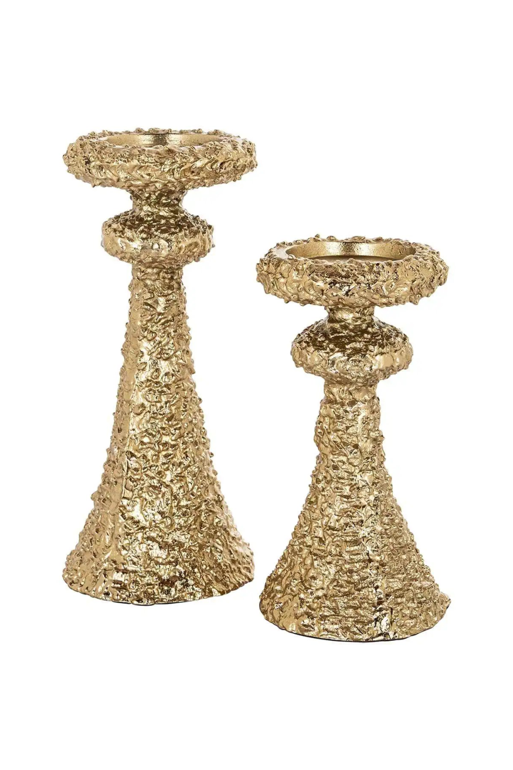 Gold Textured Candle Holder | OROA July | Oroa.com